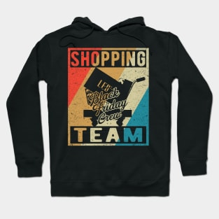 Shopping Team Crew Motif for Black Friday Motive Hoodie